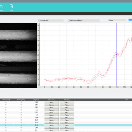 Log rotation monitoring on conveyors