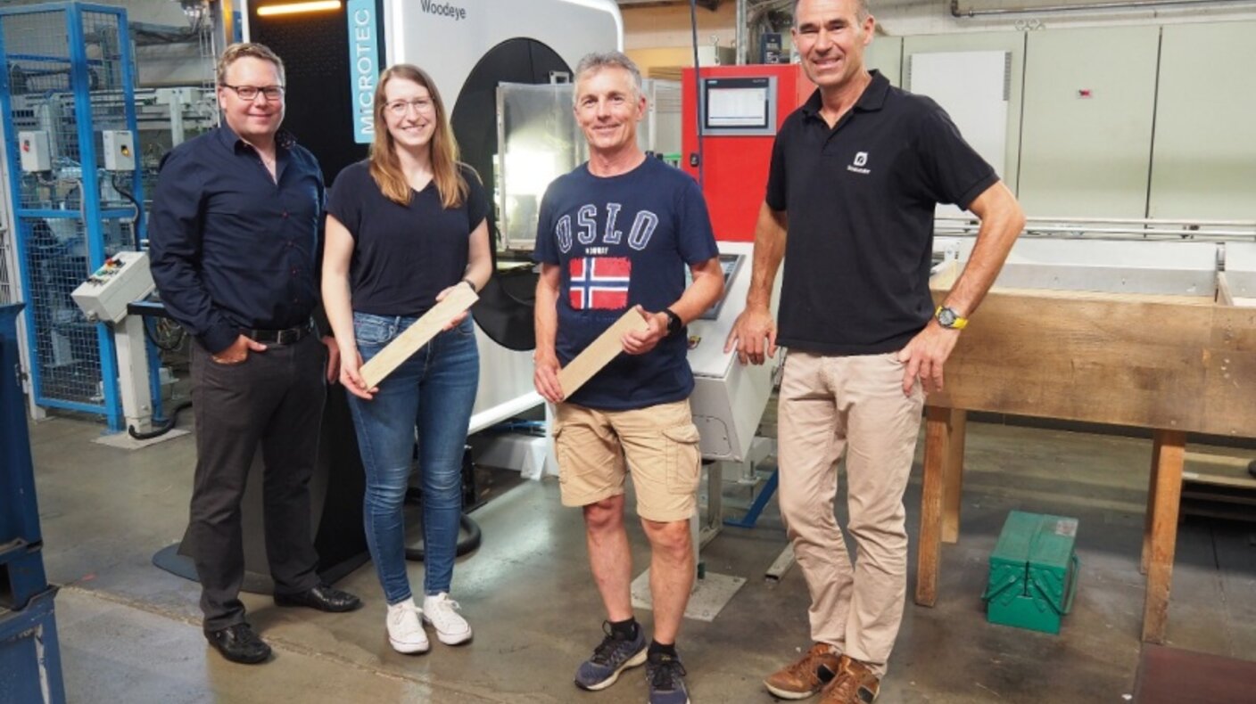 Woodeye Parquet: New scanner for aesthetic sorting