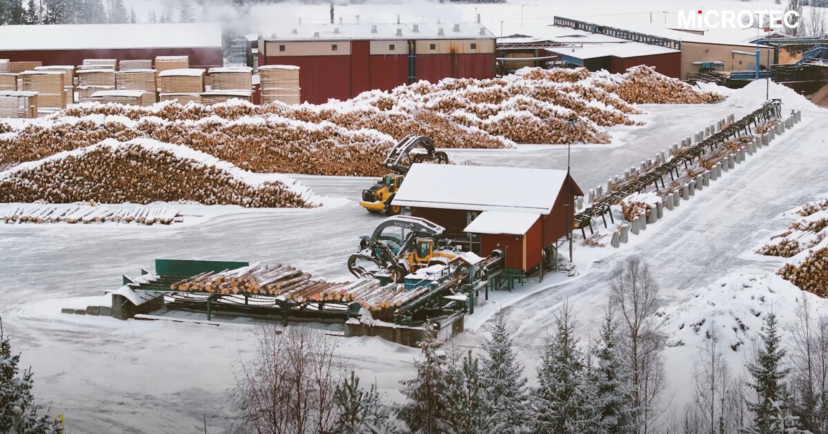 MiCROTEC - Logeye: Successful underbark measurement at Karl Segerström